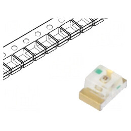 LED SMD 0805 roșie 120mcd 2x1,25mm 20mA 75mW | Electronic-mag.ro | Componente Electronice
