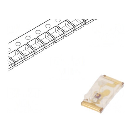 LED SMD 0603 roșie 200-350mcd 1,6x0,8x0,25mm 120° 20mA 75mW | Electronic-mag.ro | Componente Electronice