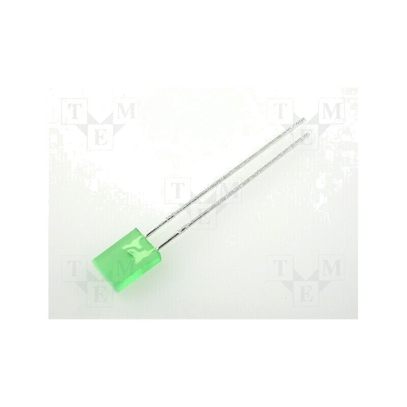 LED dreptunghiular verde 5x2mm 2÷8mcd 20mA 110° | Electronic-mag.ro | Componente Electronice LED dreptunghiular verde 5x2mm 2÷8mcd 20mA 110° | Electronic-mag.ro | Componente Electronice