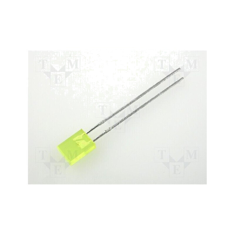 LED dreptunghiular galben 5x2mm 2÷8mcd 110° 20mA | Electronic-mag.ro | Componente Electronice LED dreptunghiular galben 5x2mm 2÷8mcd 110° 20mA | Electronic-mag.ro | Componente Electronice