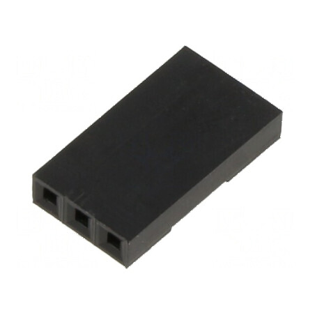 Conector şiruri pini mufă mamă 2,54mm PIN 3 fără contacte | Electronic-mag.ro | Componente Electronice