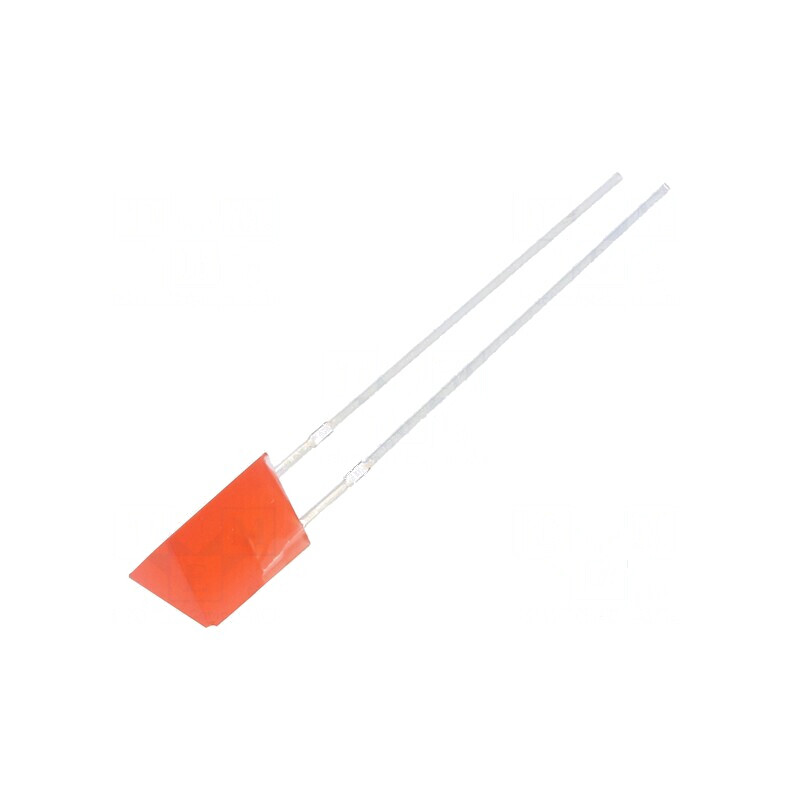 LED roșie 100-150mcd 140° Plat 5,35x5,35x7mm | Electronic-mag.ro | Componente Electronice