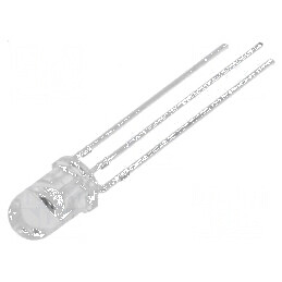 LED 5mm roșie/galben-verde 330-750mcd 30° temperatura de funcționare -30 până la 85°C | Electronic-mag.ro | Componente Electroni
