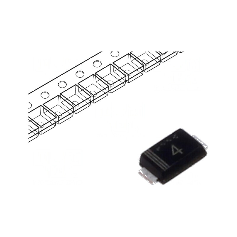 Diodă Schottky SMD 100V 0,7A SOD323HE | Electronic-mag.ro | Componente Electronice