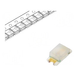 LED SMD 0603 roșie 40-63mcd 2,2V 20mA | Electronic-mag.ro | Componente Electronice