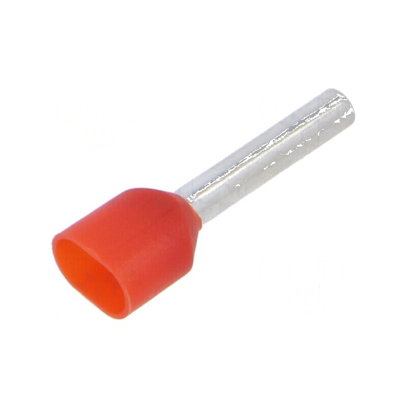 Vârf tub capăt izolat dublu cupru 1mm2 12mm cositorit | Electronic-mag.ro | Componente Electronice