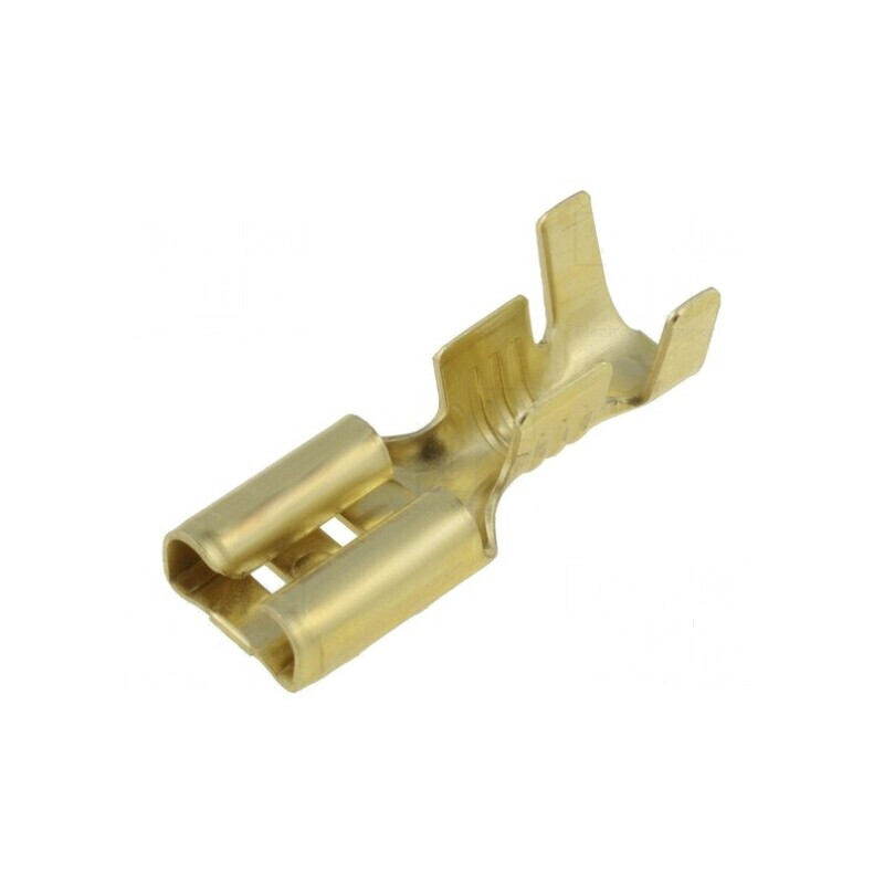 Terminal plat 4,8mm mamă 0,8mm pentru cablu 1,5-2,5mm² crimpat | Electronic-mag.ro | Componente Electronice