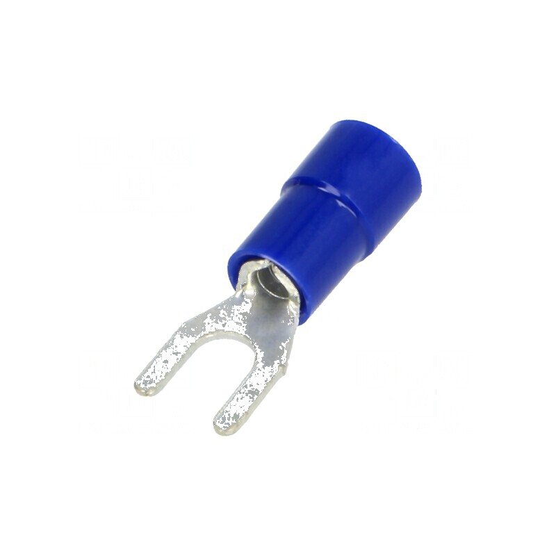 Vârf furcă M3,5 Ø 3,7mm pentru cablu izolată 1,5÷2,5mm2 | Electronic-mag.ro | Componente Electronice