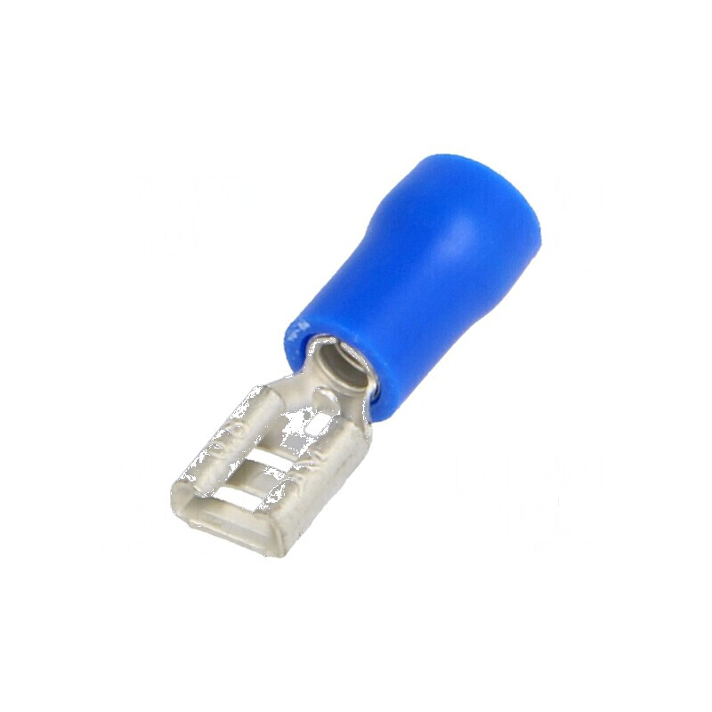 Terminal plat mamă 4,8mm 0,8mm pentru cablu 1,5÷2,5mm2 crimpat | Electronic-mag.ro | Componente Electronice