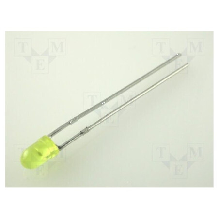 LED 3mm galben 8÷32mcd 60° convex Nr.term: 2 | Electronic-mag.ro | Componente Electronice