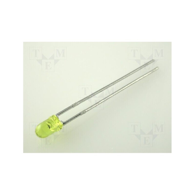 LED 3mm galben 10-50mcd 50° convex 2,1-2,5V | Electronic-mag.ro | Componente Electronice
