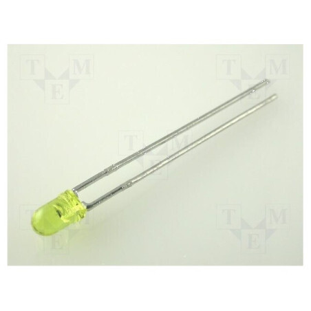 LED 3mm galben 10-50mcd 50° convex 2,1-2,5V | Electronic-mag.ro | Componente Electronice