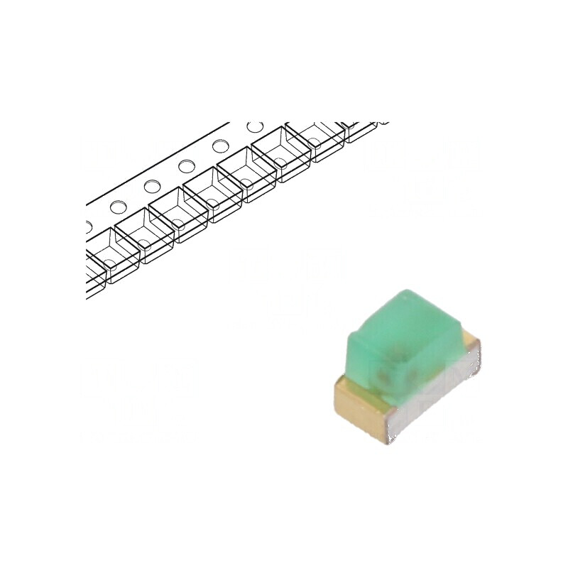 LED SMD 0603 verde 0,1-0,35mcd 1,6x0,8x1,1mm 160° 2mA | Electronic-mag.ro | Componente Electronice LED SMD 0603 verde 0,1-0,35mcd 1,6x0,8x1,1mm 160° 2mA | Electronic-mag.ro | Componente Electronice