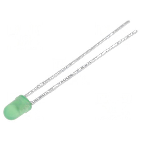 LED 3mm verde 15mcd 40° convex | Electronic-mag.ro | Componente Electronice