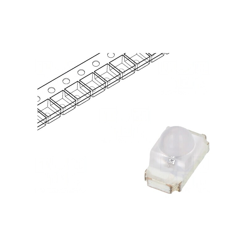 Emițător IR 1,5mm transparent 30° λp max 850nm SMD 20mA | Electronic-mag.ro | Componente Electronice