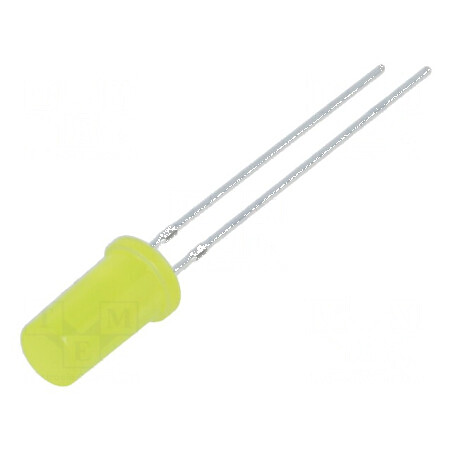 LED 5mm galben 68-100mcd 180° plat nr. term 2 | Electronic-mag.ro | Componente Electronice