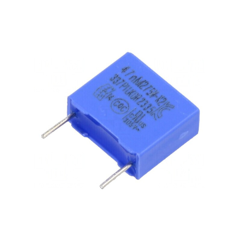 Condensator polipropilenă X2 47nF THT ±20% 10mm -40÷105°C | Electronic-mag.ro | Componente Electronice