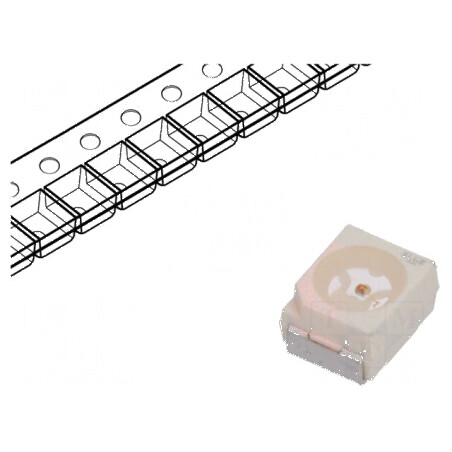 LED SMD 3528 galbenă 1,5÷3,8lm 450÷1400mcd 3,4x3x2,1mm | Electronic-mag.ro | Componente Electronice