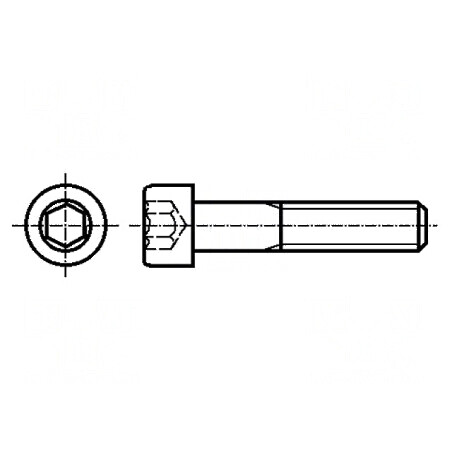 Şurub M5x20 Cap Rotund Imbus HEX 4mm DIN 912 | Electronic-mag.ro | Componente Electronice