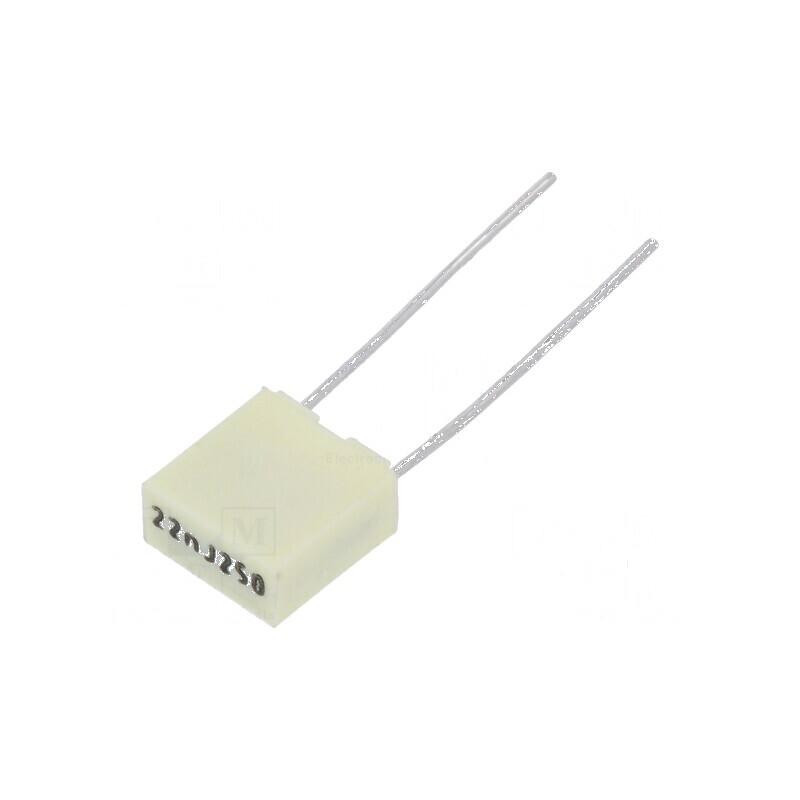 Condensator poliester 22nF 160VAC 250VDC 5mm ±5% THT R82 | Electronic-mag.ro | Componente Electronice Condensator poliester 22nF 160VAC 250VDC 5mm ±5% THT R82 | Electronic-mag.ro | Componente Electronice