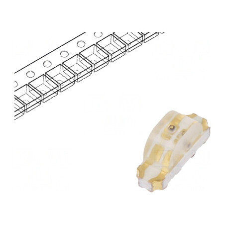 LED SMD 1204 roșie/galben-verde 3,2x1x1,48mm 140° 20mA | Electronic-mag.ro | Componente Electronice
