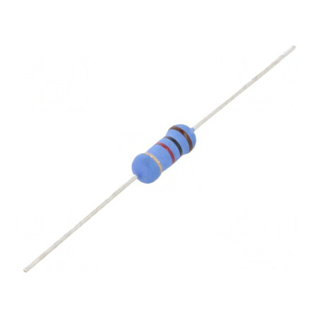 Rezistor metal oxid 1kΩ 2W ±5% Ø5x12mm -55÷155°C | Electronic-mag.ro | Componente Electronice