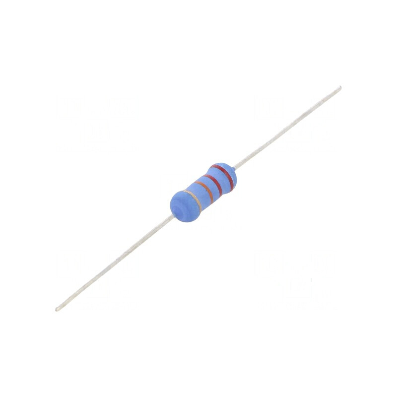 Rezistor metal oxid 22kΩ 2W ±5% Ø5x12mm -55÷155°C | Electronic-mag.ro | Componente Electronice