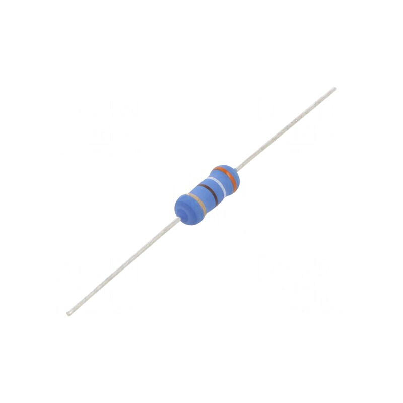 Rezistor metal oxide 390Ω 2W ±5% Ø5x12mm -55÷155°C | Electronic-mag.ro | Componente Electronice