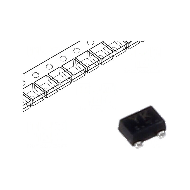 Tranzistor P-MOSFET unipolar -20V -0,2A -0,8A 150mW ESD | Electronic-mag.ro | Componente Electronice Tranzistor P-MOSFET unipolar -20V -0,2A -0,8A 150mW ESD | Electronic-mag.ro | Componente Electronice