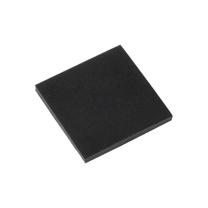 Picioruş autoadeziv negru din gumă 15mm x 15mm x 1,5mm | Electronic-mag.ro | Componente Electronice