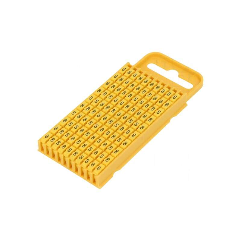 Markere Marcaj Galbene 8 4,3÷5,3mm Poliamidă -40÷85°C WIC | Electronic-mag.ro | Componente Electronice