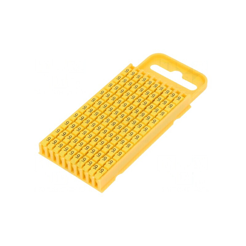 Markere Marcaj Galbene 9mm, 4,3÷5,3mm, Poliamidă, Temperatură -40÷85°C WIC | Electronic-mag.ro | Componente Electronice