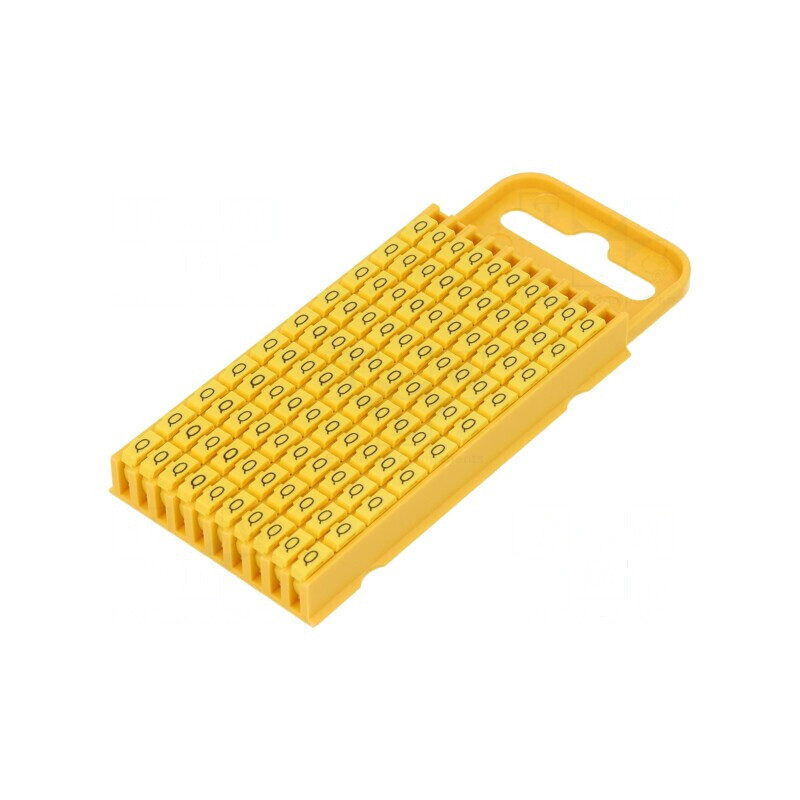 Markere Marcaj Q 4,3÷5,3mm galbene poliamidă -40÷85°C WIC | Electronic-mag.ro | Componente Electronice