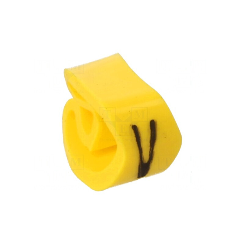 Markere Marcaj PVC galben 4-10mm -30÷80°C | Electronic-mag.ro | Componente Electronice