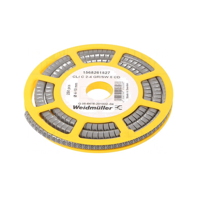 Markere Marcaj PVC gri 8 4÷10mm -30÷80°C CLI C | Electronic-mag.ro | Componente Electronice