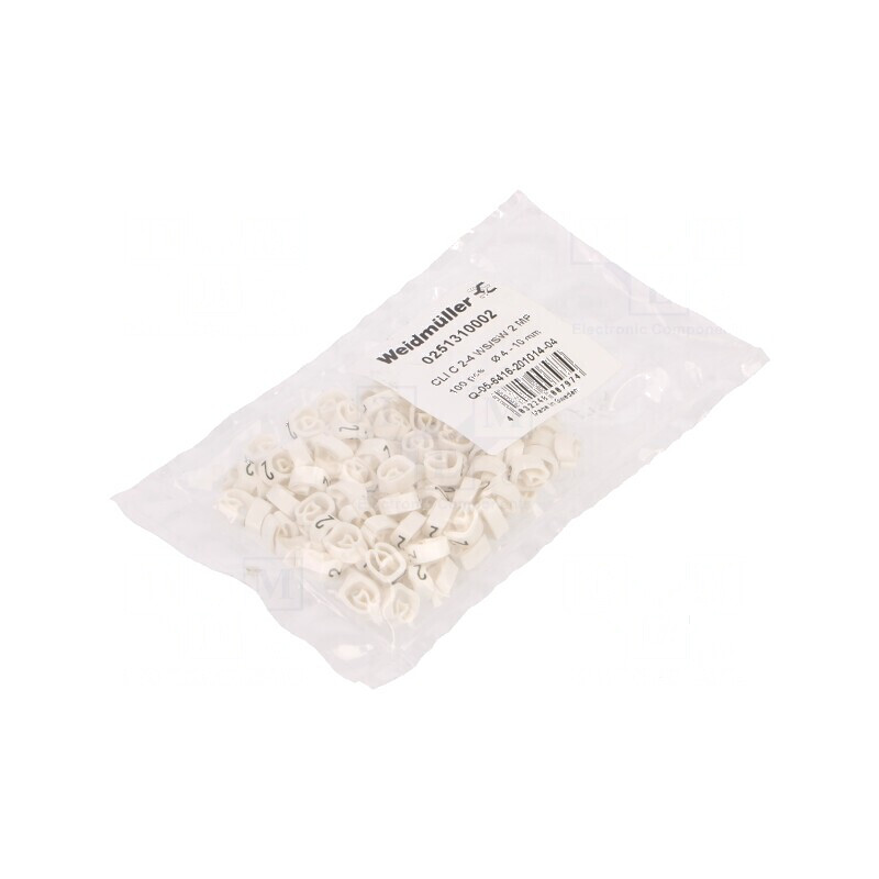 Markere Marcaj PVC albă 2-10mm -30÷80°C | Electronic-mag.ro | Componente Electronice