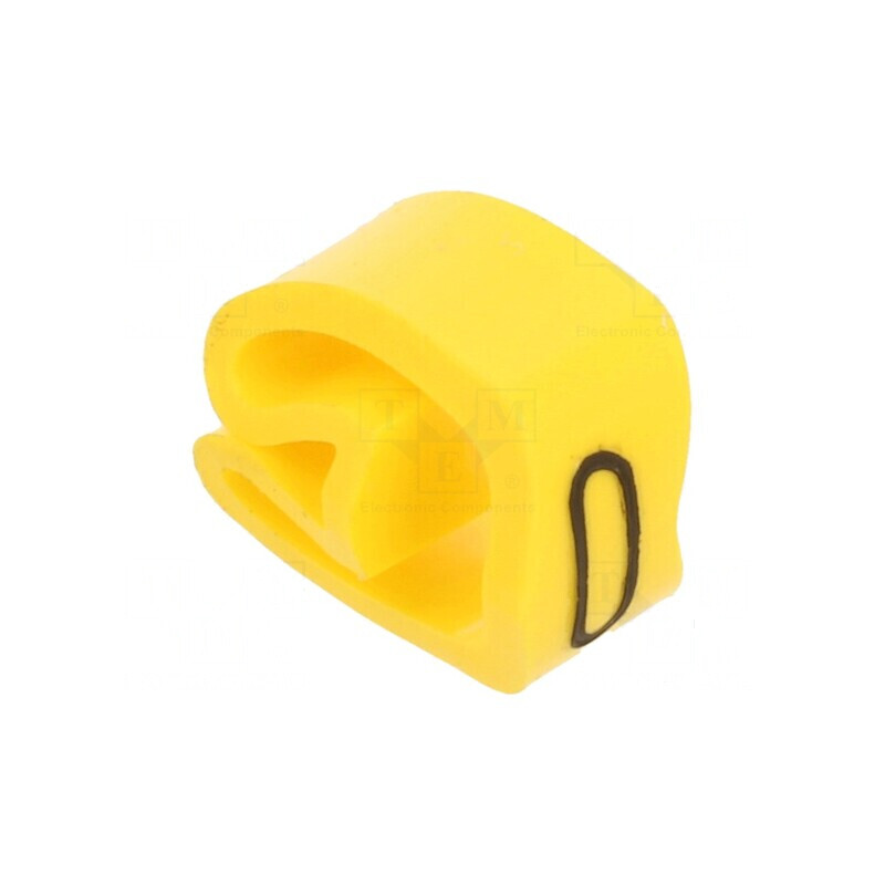 Markere Marcaj PVC Galben 0-10mm pentru Temperaturi -30÷80°C | Electronic-mag.ro | Componente Electronice