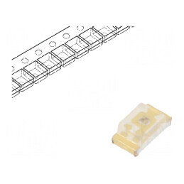 LED SMD 1608 verde 140-565mcd 1,6x0,8x0,6mm 120° 20mA 95mW | Electronic-mag.ro | Componente Electronice