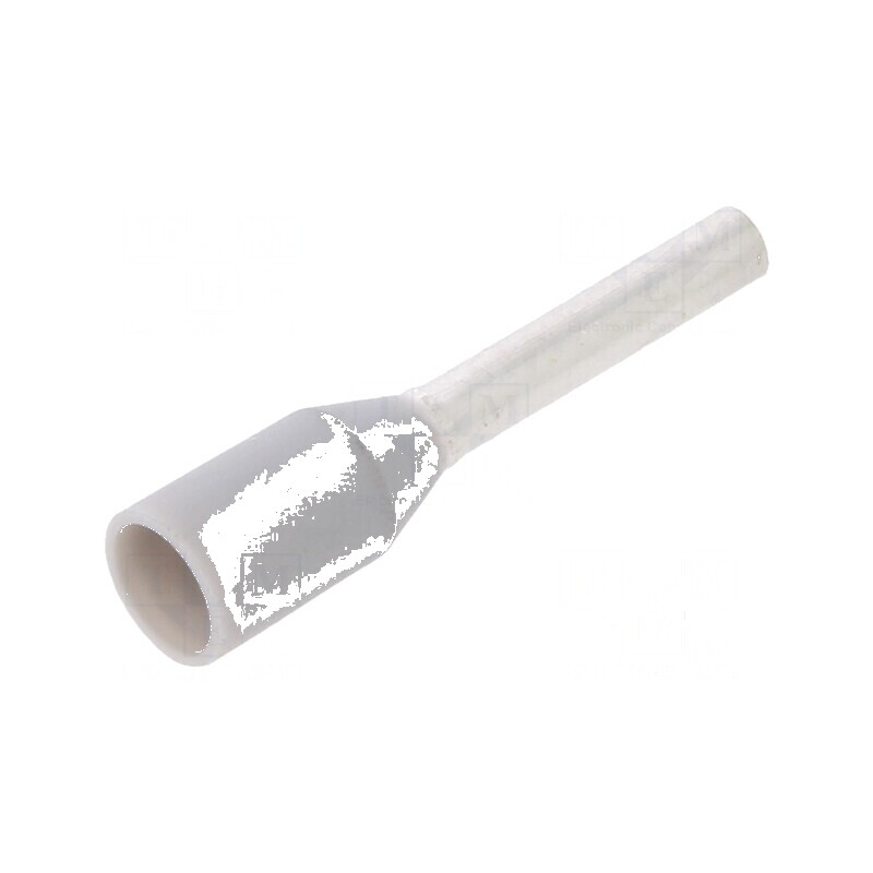 Vârf tub de capăt izolată 0,75mm² 8mm gri cositorit crimpat | Electronic-mag.ro | Componente Electronice