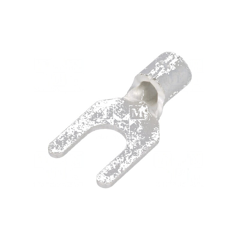 Furcă M4 crimpat neizolat 4,3mm pentru cablu 1,04÷2,63mm2 | Electronic-mag.ro | Componente Electronice