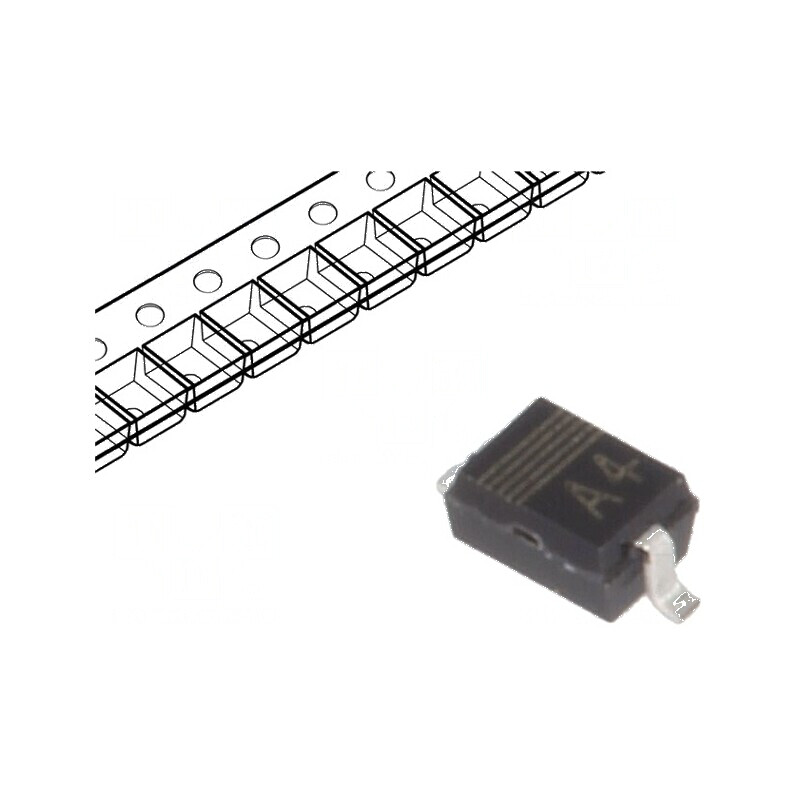 Diodă Schottky SMD 20V 1A SOD323 | Electronic-mag.ro | Componente Electronice