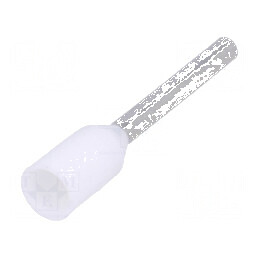 Vârf tub de capăt izolată cupru 0,5mm² 10mm cositorit albă | Electronic-mag.ro | Componente Electronice