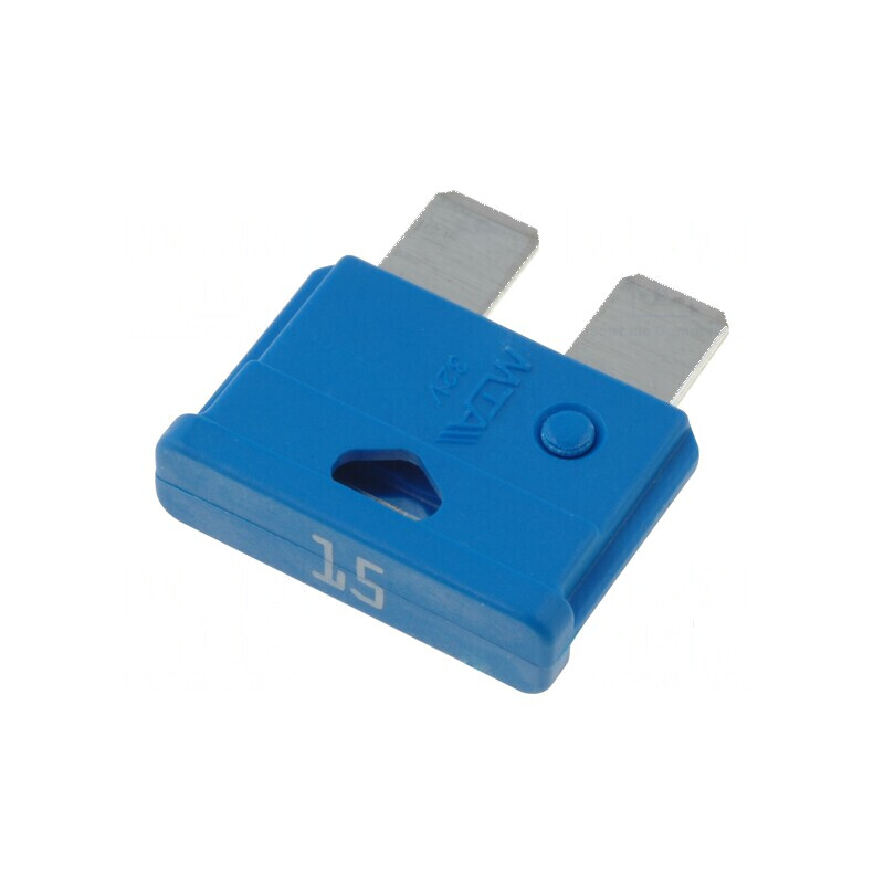 Siguranță auto 15A 32VDC UNIVAL 19mm | Electronic-mag.ro | Componente Electronice