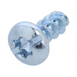 Șurub pentru plastic 3,5x8 cu cap rotund crestat Torx® 1mm TX15 | Electronic-mag.ro | Componente Electronice
