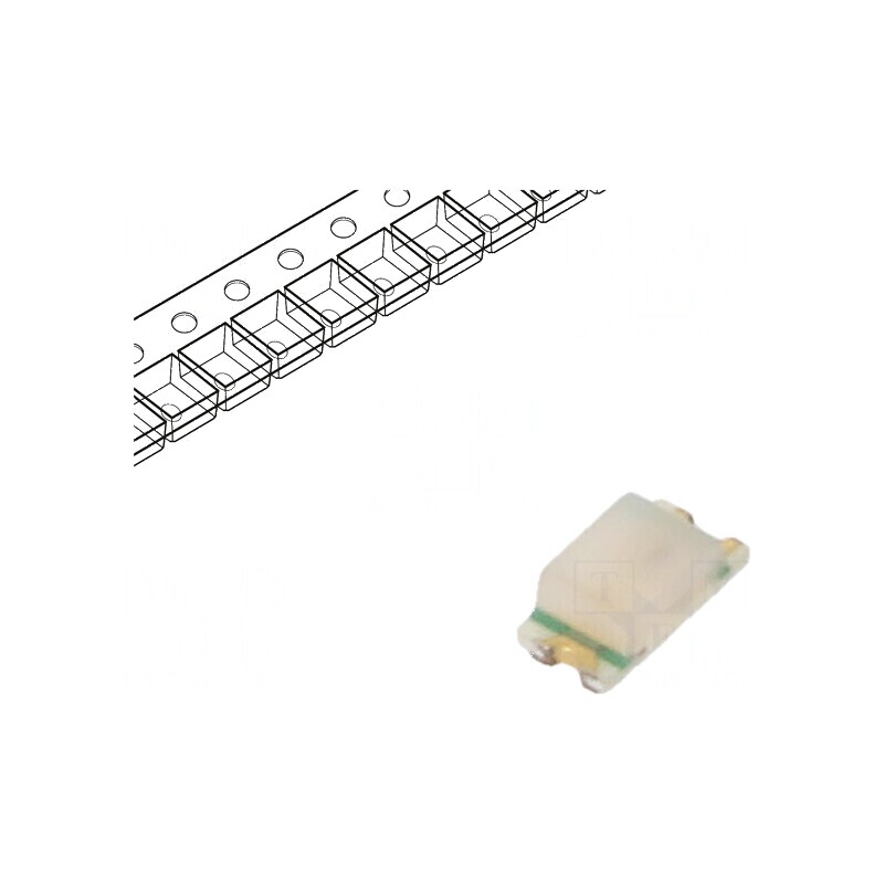 LED SMD 0603 roșie 16-40mcd 2,2V 20mA 54mW | Electronic-mag.ro | Componente Electronice