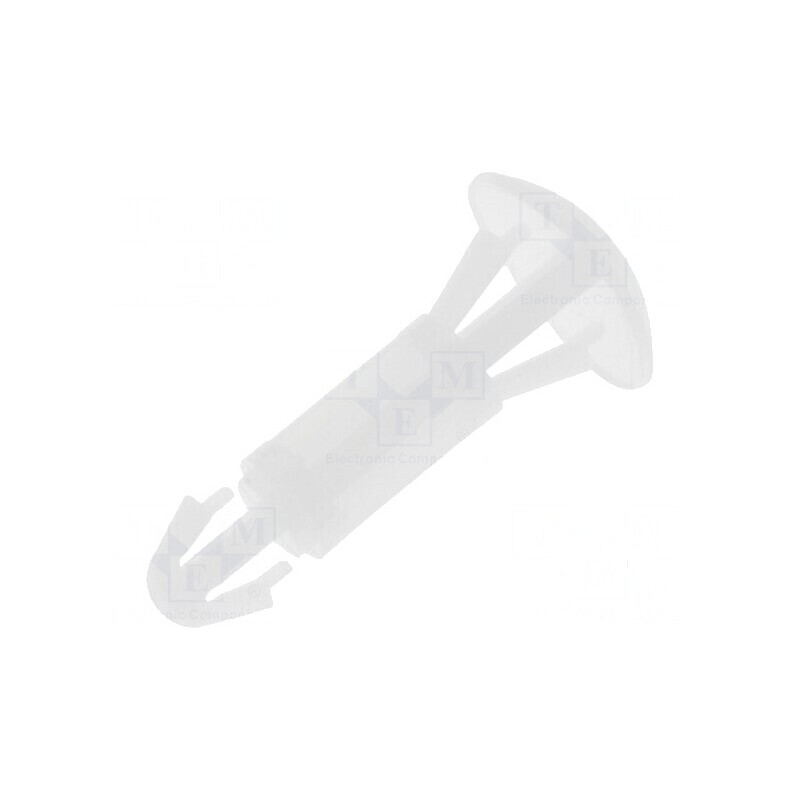Știft de montare poliamidă 10mm clichet naturală | Electronic-mag.ro | Componente Electronice