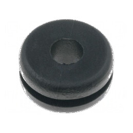Manșon PVC negru 8mm x 5mm, temperatură -30° până la 60°C, UL94V-2 | Electronic-mag.ro | Componente Electronice