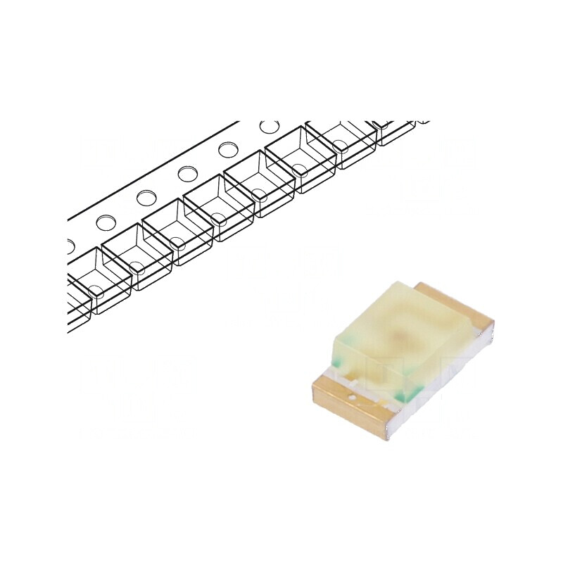 LED SMD 1206 galben 5÷7mcd 3,2x1,6x1,1mm 20mA 588nm | Electronic-mag.ro | Componente Electronice LED SMD 1206 galben 5÷7mcd 3,2x1,6x1,1mm 20mA 588nm | Electronic-mag.ro | Componente Electronice