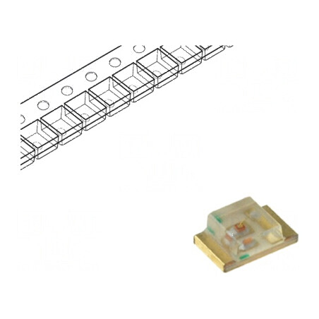 LED SMD 0805 verde 3,2-12,5mcd 2x1,2x0,75mm 120° 2,2-2,5V | Electronic-mag.ro | Componente Electronice