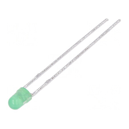 LED 3mm verde 1÷3mcd 50° convex | Electronic-mag.ro | Componente Electronice